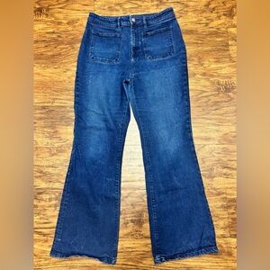 Ann Taylor High Rise Flare Jeans Size 12